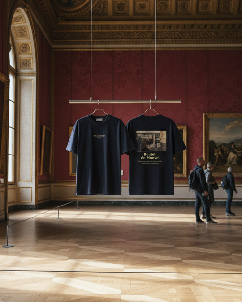 Art Collection Boutet de Monvel - Unisex Sueded Cotton T-Shirt