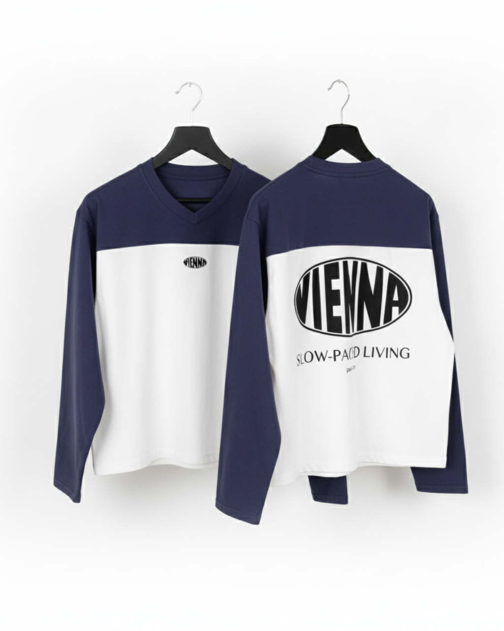 Slow-Paced Living - Sun Fade Color-Block T-Shirt