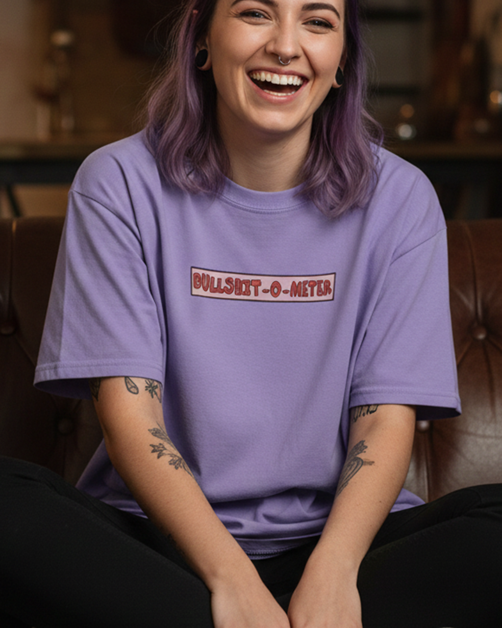 Bullshit-O-Meter - Unisex Pure Cotton T-Shirt