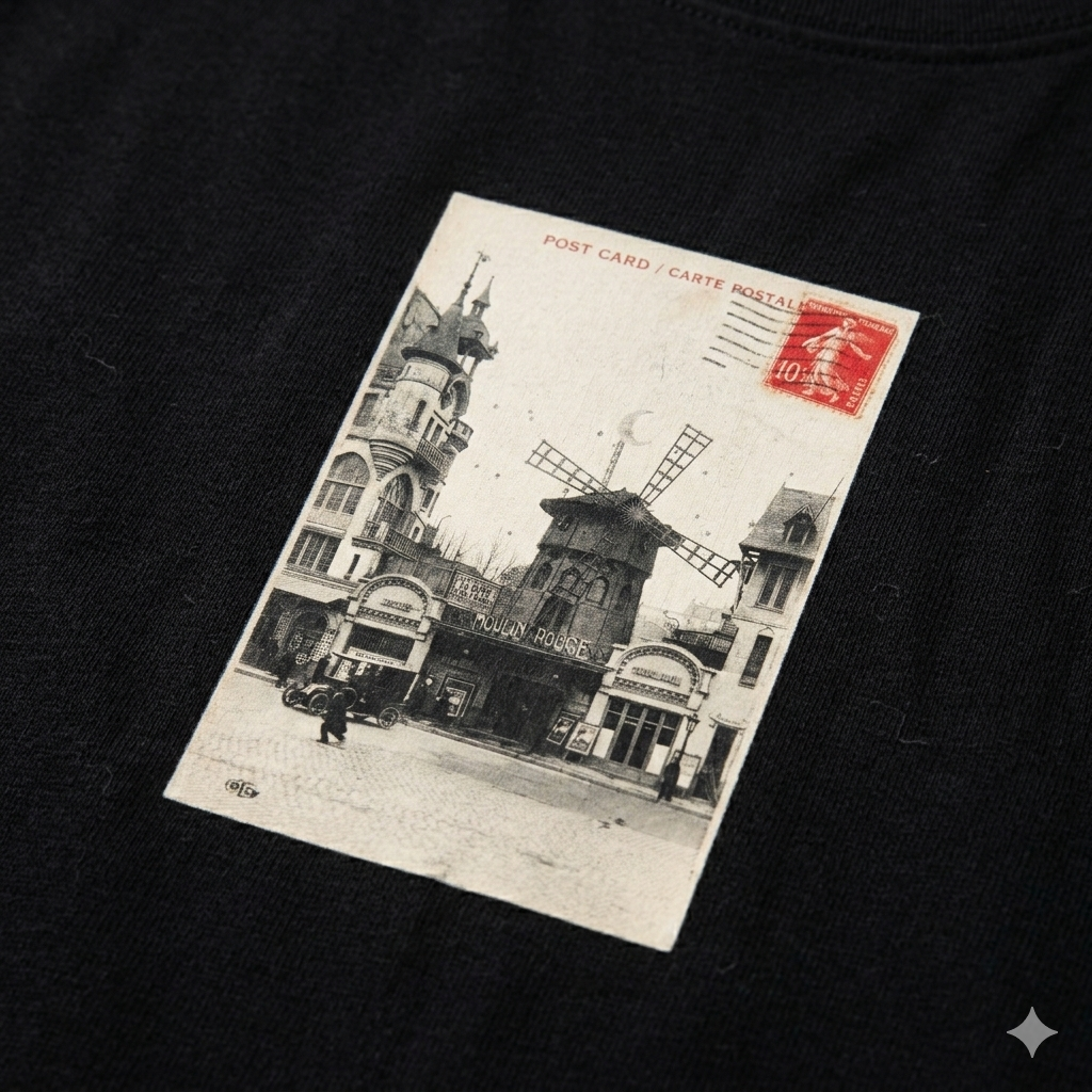 Moulin Rouge - Oversize Fleeced Hoodie