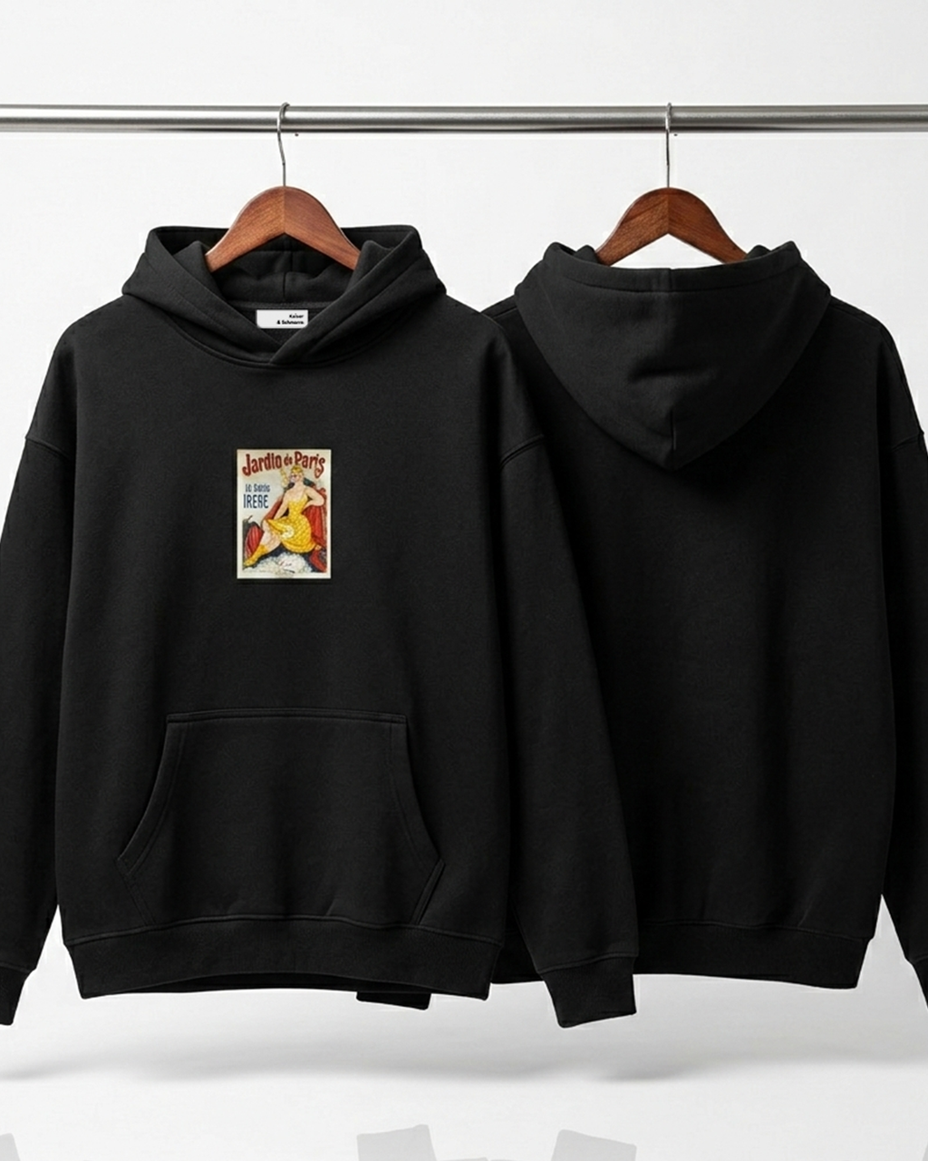 Jardin de Paris - Oversize Fleeced Hoodie