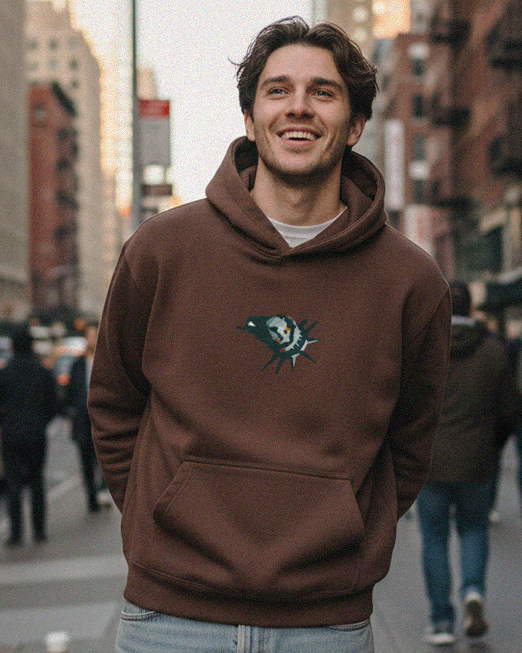 Donald was here - Oversize Fleeced Hoodie