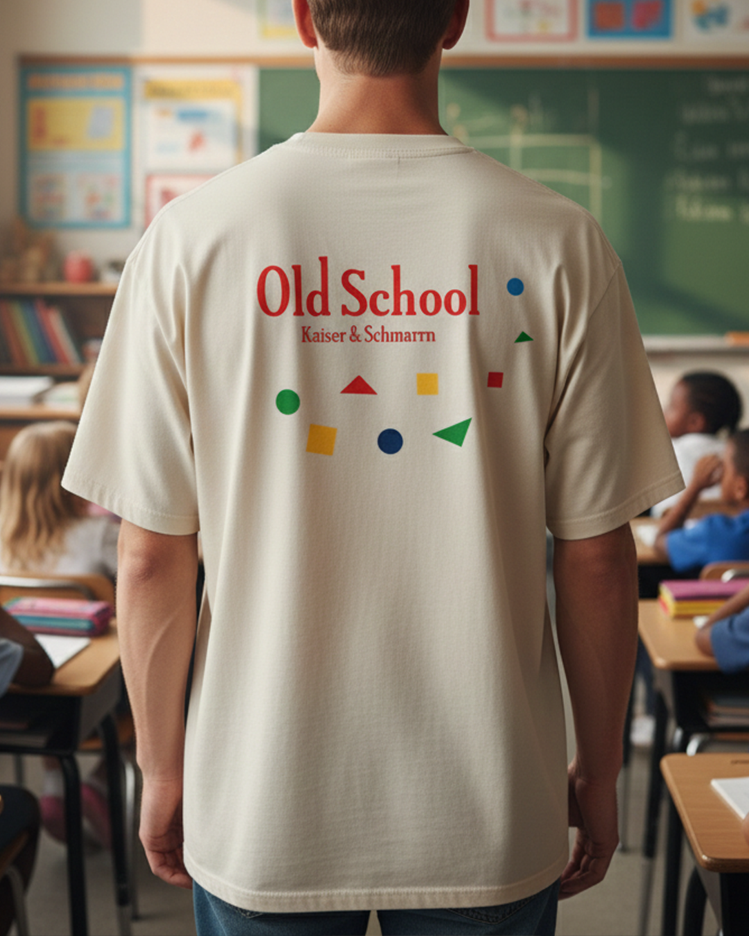 Oldschool - Vintage Pure Cotton T-Shirt